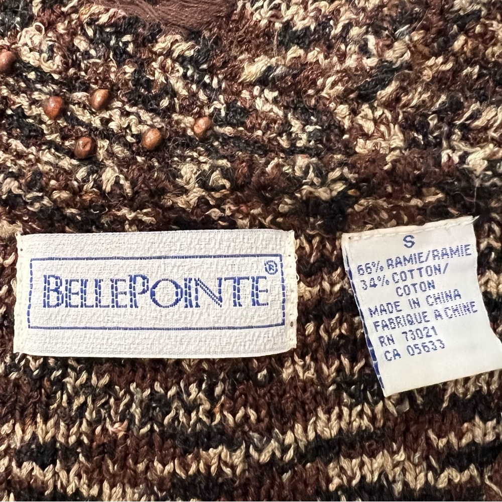Bellepointe Vintage Palm Tree Cardigan Sweater - Picture 10 of 12
